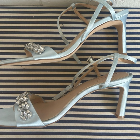 Badgley Mischka Strappy Heels - Picture 4 of 6